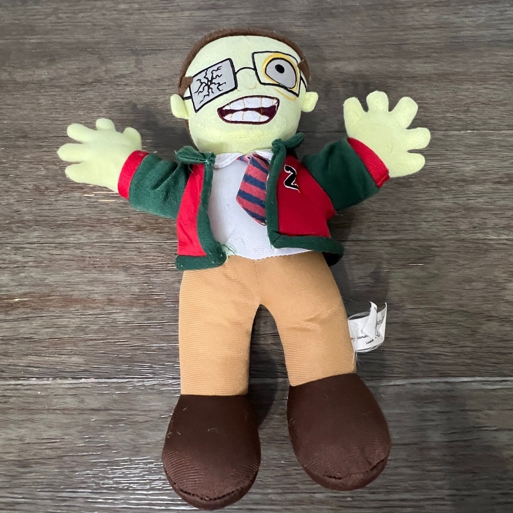 Sugar Loaf Zombie High "Nerd Boy" Plush 12"‎ Creepy Cute Monster Toy